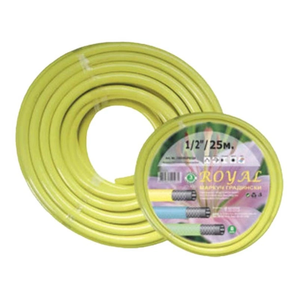 Градински маркуч трислоен 1" 25 м ROYAL HERLY