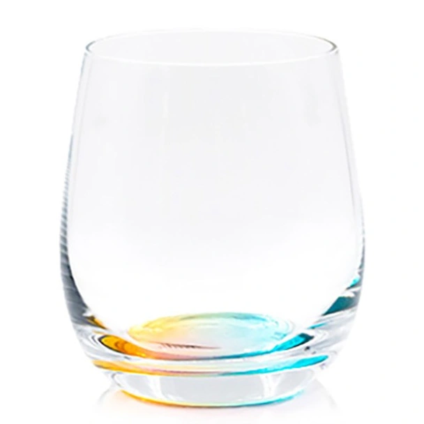 Комплект ниски чаши 360 мл 6 бр. Розово-жълто - Image 2