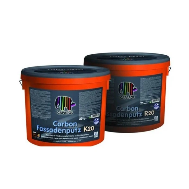 Мазилка Carbon Fassadenputz R20 бяла 25 кг CAPAROL