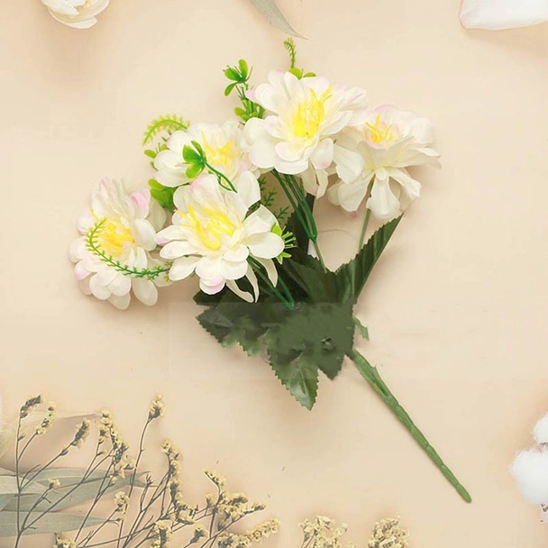 Декоративен букет Далия с пет цвята 29 см