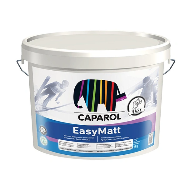 Интериорна бяла боя 15 л EasyMatt CAPAROL