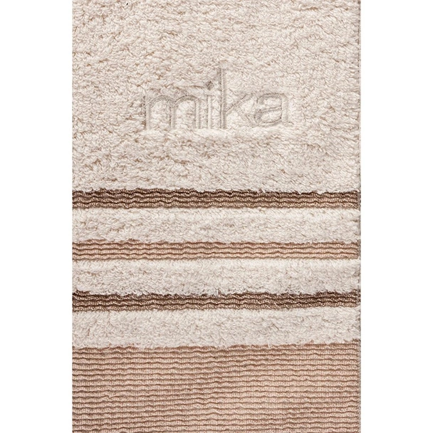 Кърпа за лице Line 50x90 см бежова 20 MIKA - Image 2