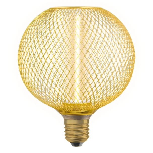 LED лампа Е27 3.5 W Straw Filament Globe Gold 125 OSRAM - Image 2