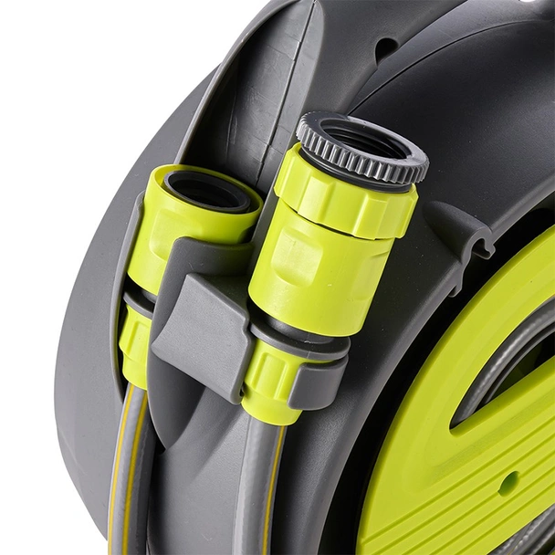 Макара за маркуч с бързо навиване 10 м + 1.5 м и конектори HERLY - Image 3