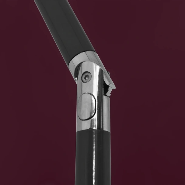 Плажен чадър, бордо червено, 200x125 см - Image 2