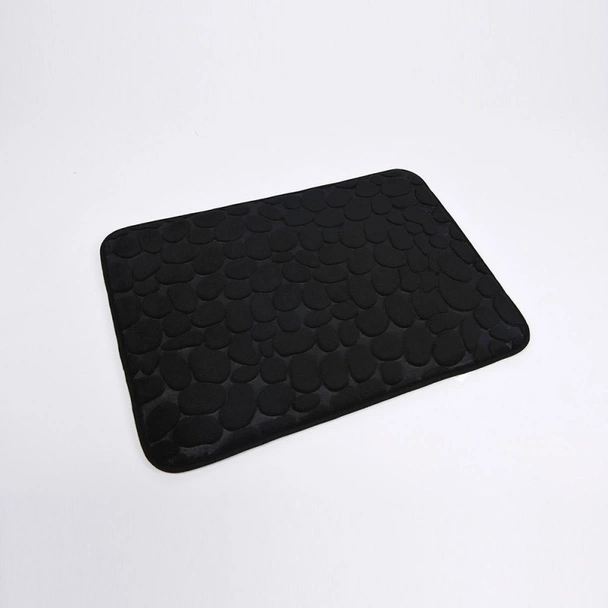 Постелка за баня с Memory пяна 50x70 см черна  ICSC 181 INTER CERAMIC - Image 3