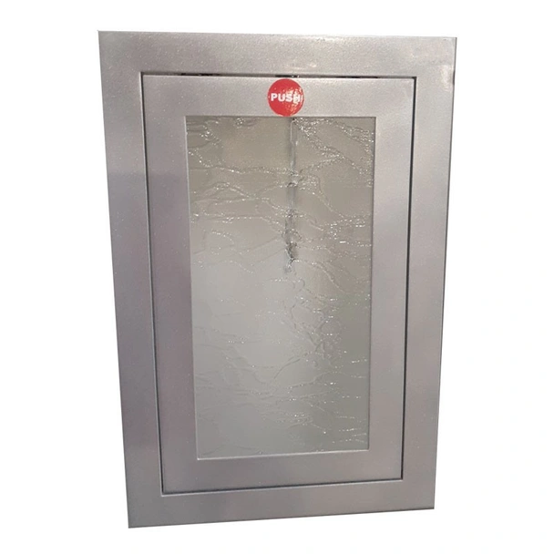 Ревизионна вратичка с алуминиева рамка 20x30 см сива SMG