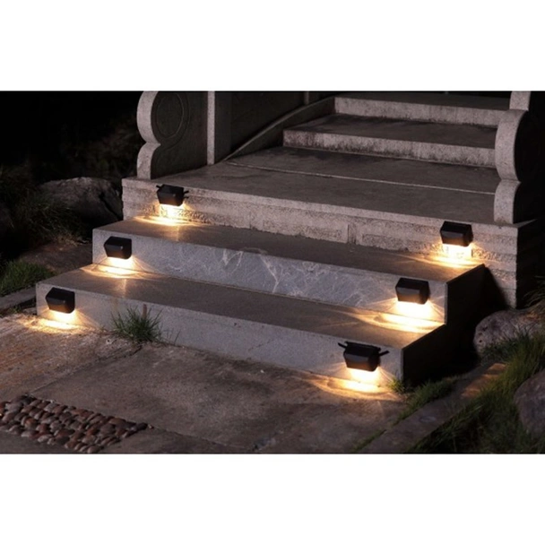 Соларна LED лампа за стена, ограда или стъпала 4 бр. MY GARDEN - Image 2