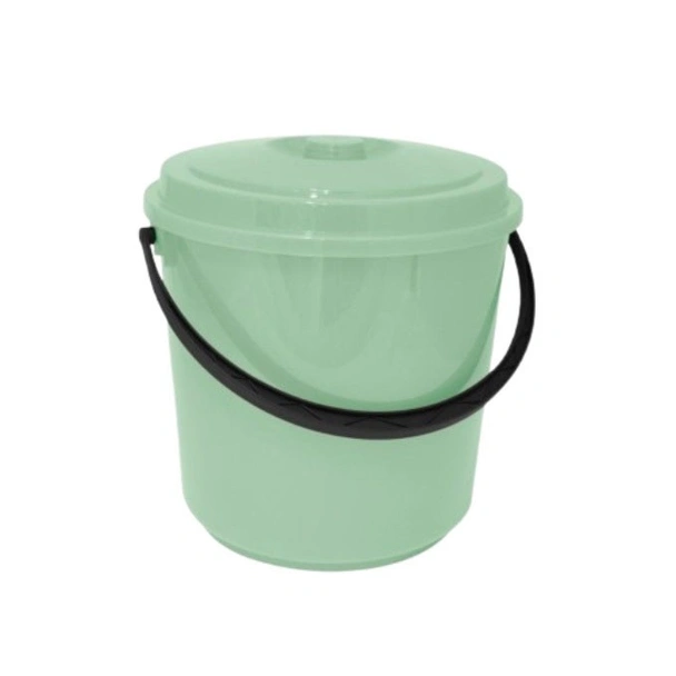 Кофа с капак 16 л светлозелена RECA PLAST