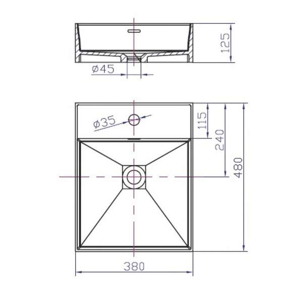 Шкаф за баня с мивка - ICP 6029 - INTER CERAMIC - Image 4