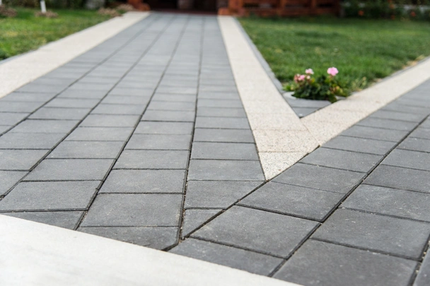 Бетонни блокчета - Quatro - сив - 40х40x6 - PETRA PAVAJE - Image 3