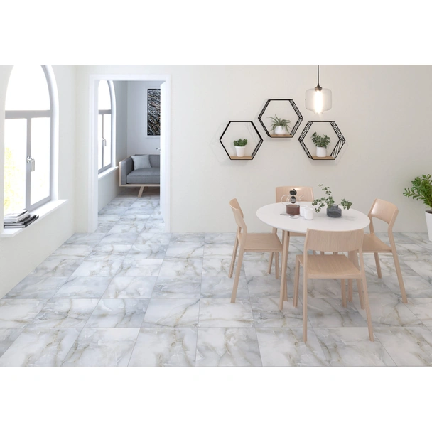 Гранитогрес 45.6x45.6 см Onyx Silver 3-то кач. IZIDA CERAMICA - Image 5
