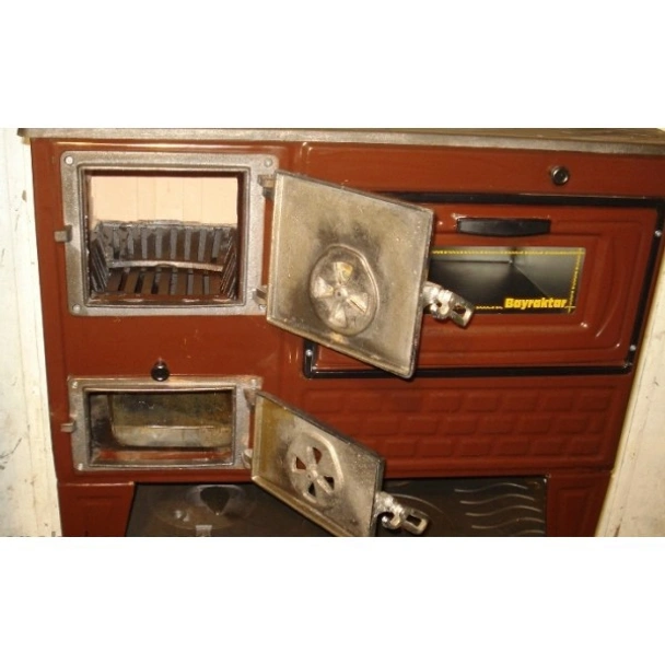 Готварска печка на дърва с плоча от лят чугун BAYRAKTAR - Image 2