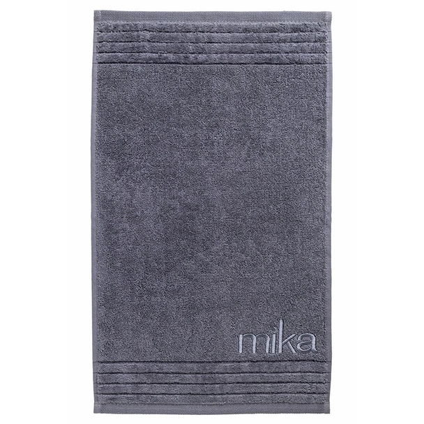 Кърпа за лице Velvet 50x90 см въглен MIKA - Image 2
