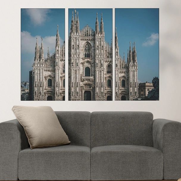 Катедралата Дуомо в Милано - картина пано за стена - Image 2