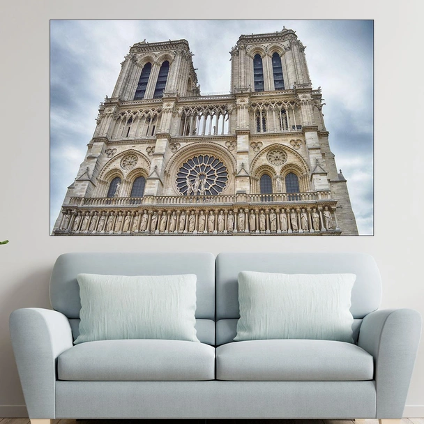 Катедралата Нотр-дам в Париж - картина пано за стена
