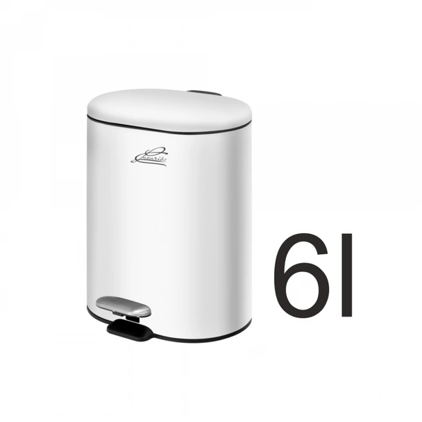 Kошче за баня и четка за тоалетна бели ICA 8355W INTER CERAMIC - Image 2