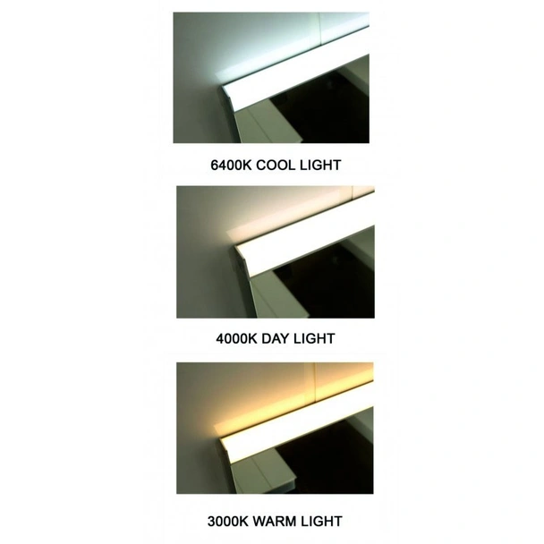 Огледало за баня с LED осветление 50x70 см Лусита INTER CERAMIC - Image 3