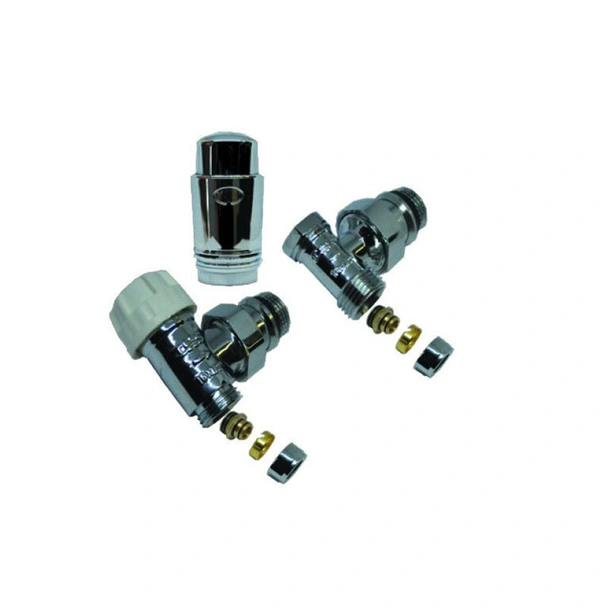 Радиаторен ъглов сет Cayman-5 Chrome THS THERMOSTYLE - Image 2