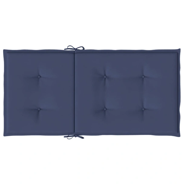 Възглавници за столове с ниска облегалка 2 бр нейви син плат - VL378680 - Image 7