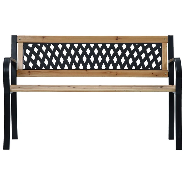 Градинска пейка, 120 x 53 cм, дърво - Image 2