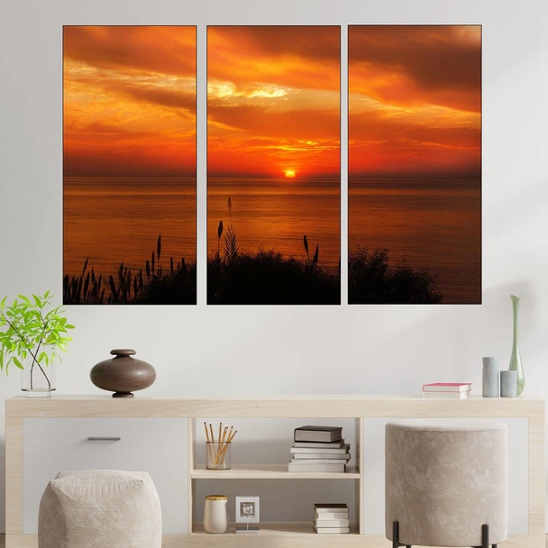 Морски залез - картина пано за стена - Image 2