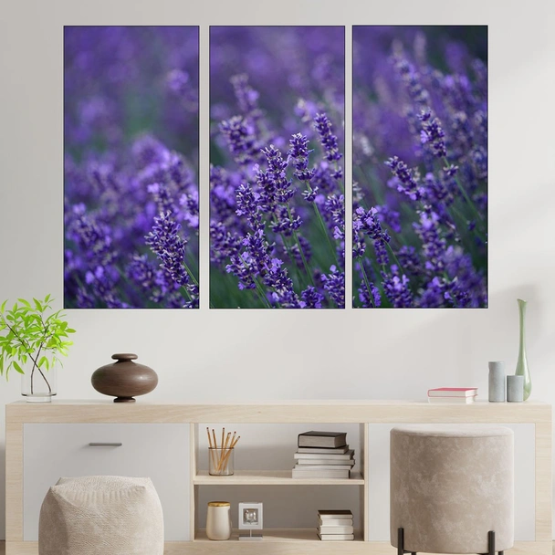 Цъфнала в полето лавандула - картина пано за стена - Image 2