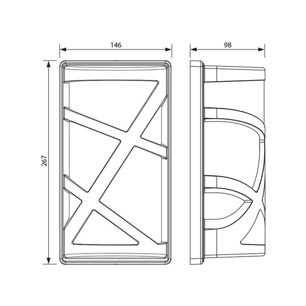Влагозащитен аплик MAUI 60W VIVALUX - Image 2