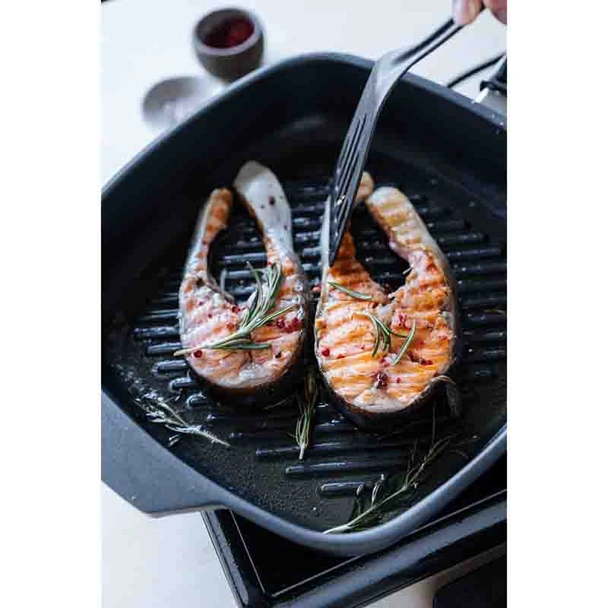 Грил тиган с подвижна дръжка 28x28 см Ferra Induction НЕВА МЕТАЛЛ ПОСУДА - Image 3