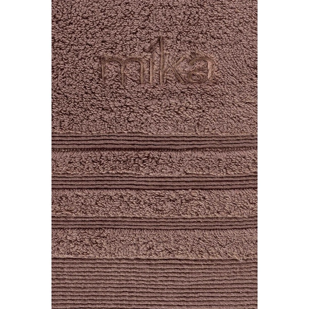 Кърпа за лице Exclusive 50x90 см тъмнобежова MIKA - Image 2