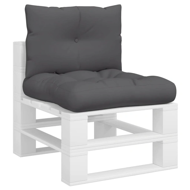 Палетни възглавници, 2 бр, антрацит, текстил - Image 3