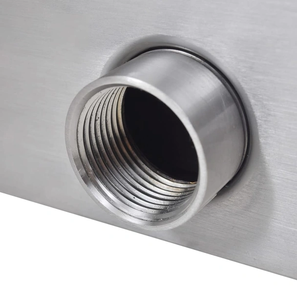 Правоъгълен фонтан за басейн, стомана, 60 см - Image 4