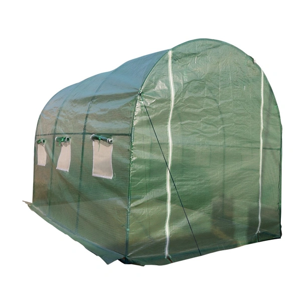 Тунелна оранжерия 3x2x2 м 6 прозореца GREEN GARDEN - Image 4