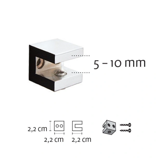Държачи за полица 5-10 мм куб KAPITAN
