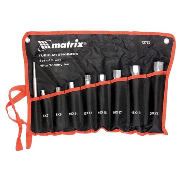Комплект глухи ключове с върток 6-22 мм 8 бр. MTX