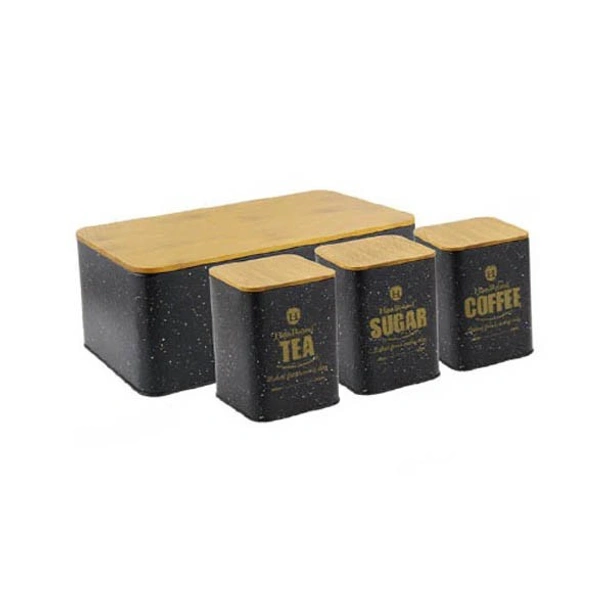 Комплект кутии за хляб, кафе, чай и захар HAUS ROLAND - Image 2