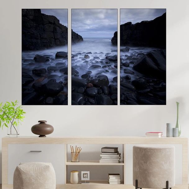 Морски каменен силует - картина пано за стена - Image 2