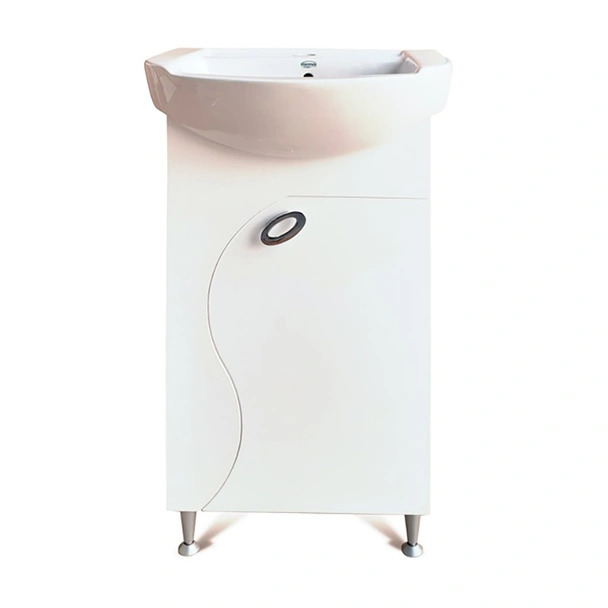 Шкаф за баня 46 см Opal 2 бял FORMA VITA