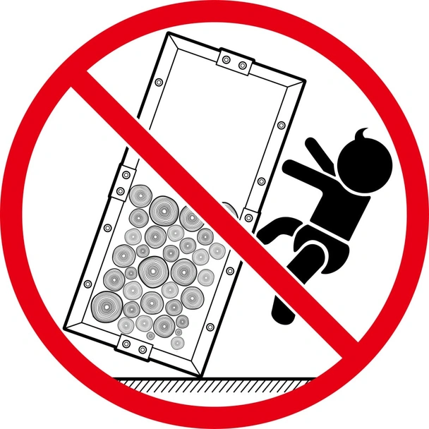 Стойка за дърва с основа, черна, 37x37x113 см, стомана - Image 7