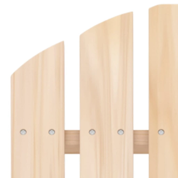 2-местен градински стол/табуретка "Адирондак", чам - Image 6