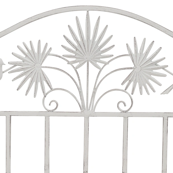 Пейка Бяла Метал 104 x 52.5 x 89 см Издържа на всичко - VL42008114 - Image 8