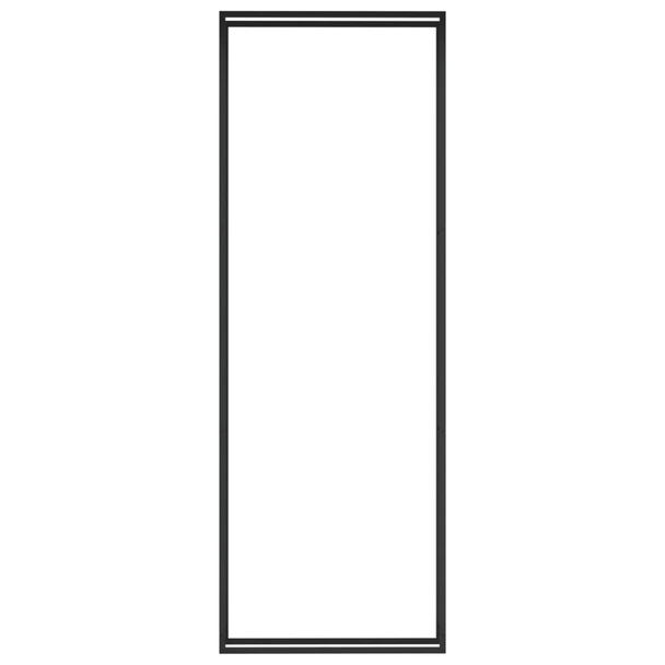 Стойка за дърва за огрев, черен мат, 110x28x312 см, стомана - Image 3