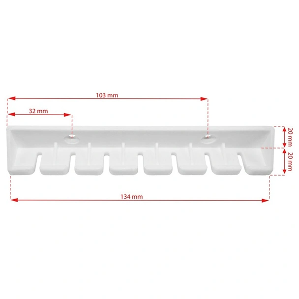Таванен простир 7x160 см бял SEPIO - Image 3