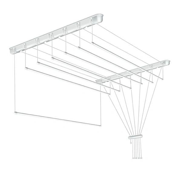 Таванен простир 7x160 см бял SEPIO