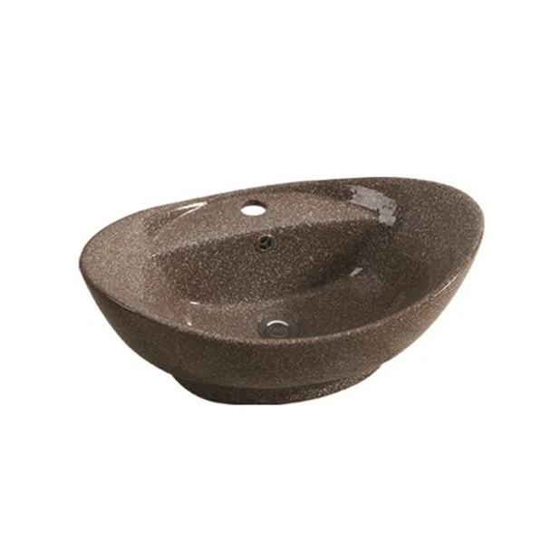 Умивалник порцеланов кафяв 346