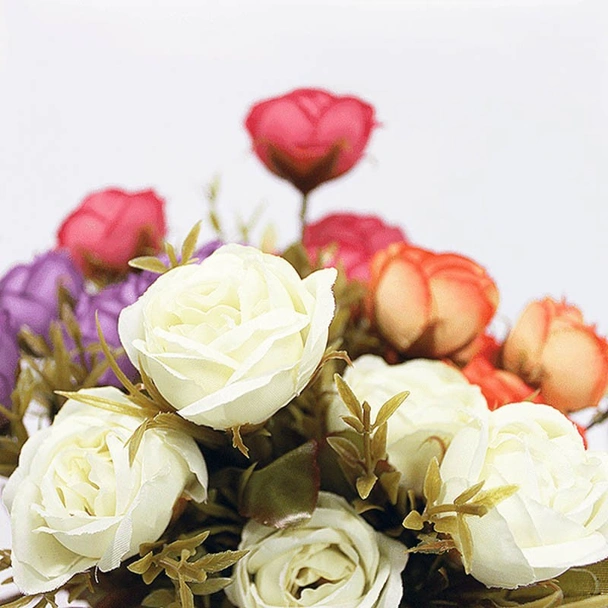 Декоративен букет Есенни рози 33 см - Image 2