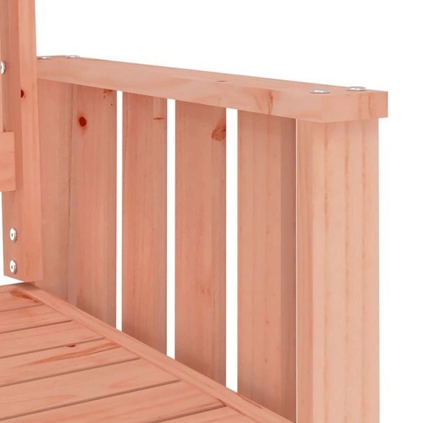 Градинска пейка с маса, 2-местна, масивна дугласка дървесина - VL825154 - Image 6