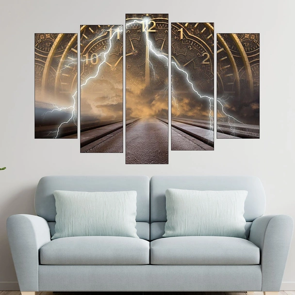 Машина на времето - абстракция - картина пано за стена - Image 3