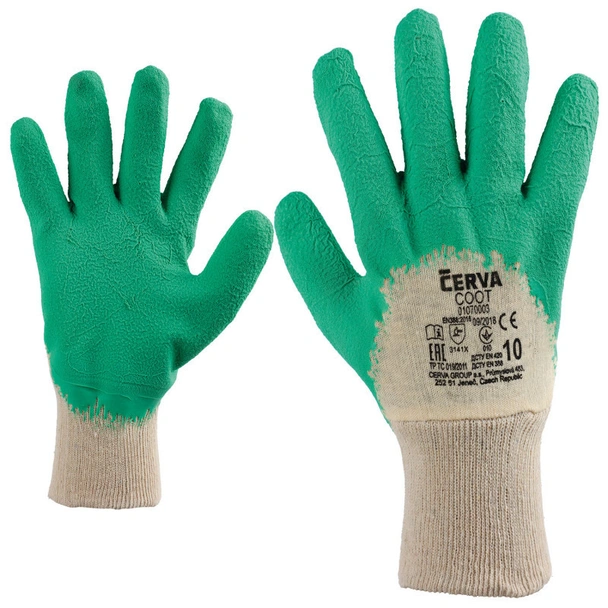 Ръкавици топени в каучук COOT