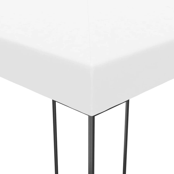 Шатра с LED светещи стрингове, 4x3x2,7 м, бяла - Image 6